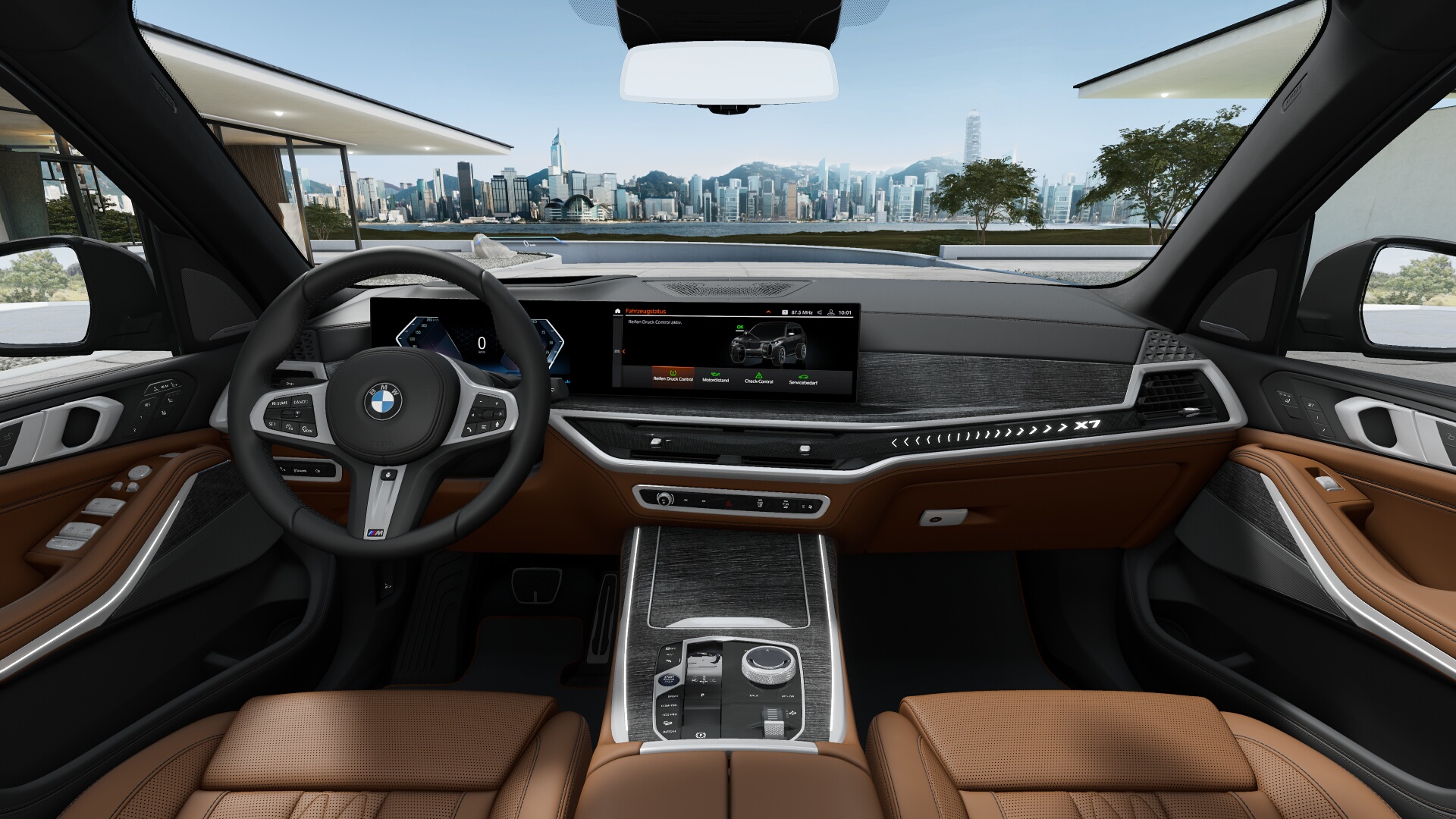 BMW X7 40d xDrive Msport | nový facelift | nové české auto skladem | luxusní naftové SUV | šedá matná Frozen | hnědá kůže | ihned k předání | nákup online | auto eshop | AUTOiBUY.com